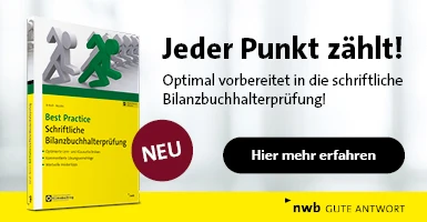 Banner nwb Best Practice Schriftliche Bilanzbuchhalterprüfung